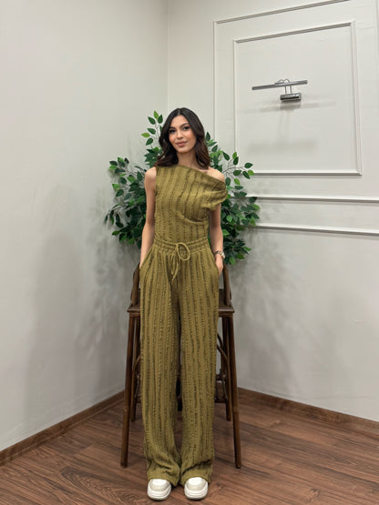 Lexi Krinkıl Yağ Yeşili Takım