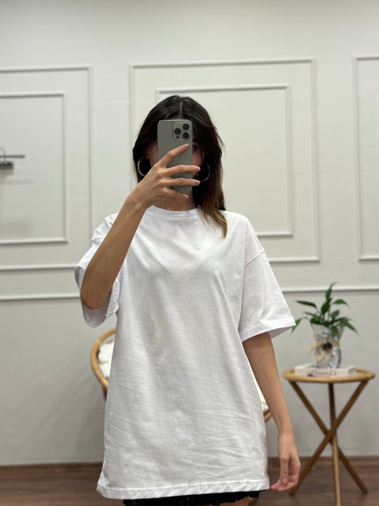 Beyaz Basic T-shirt