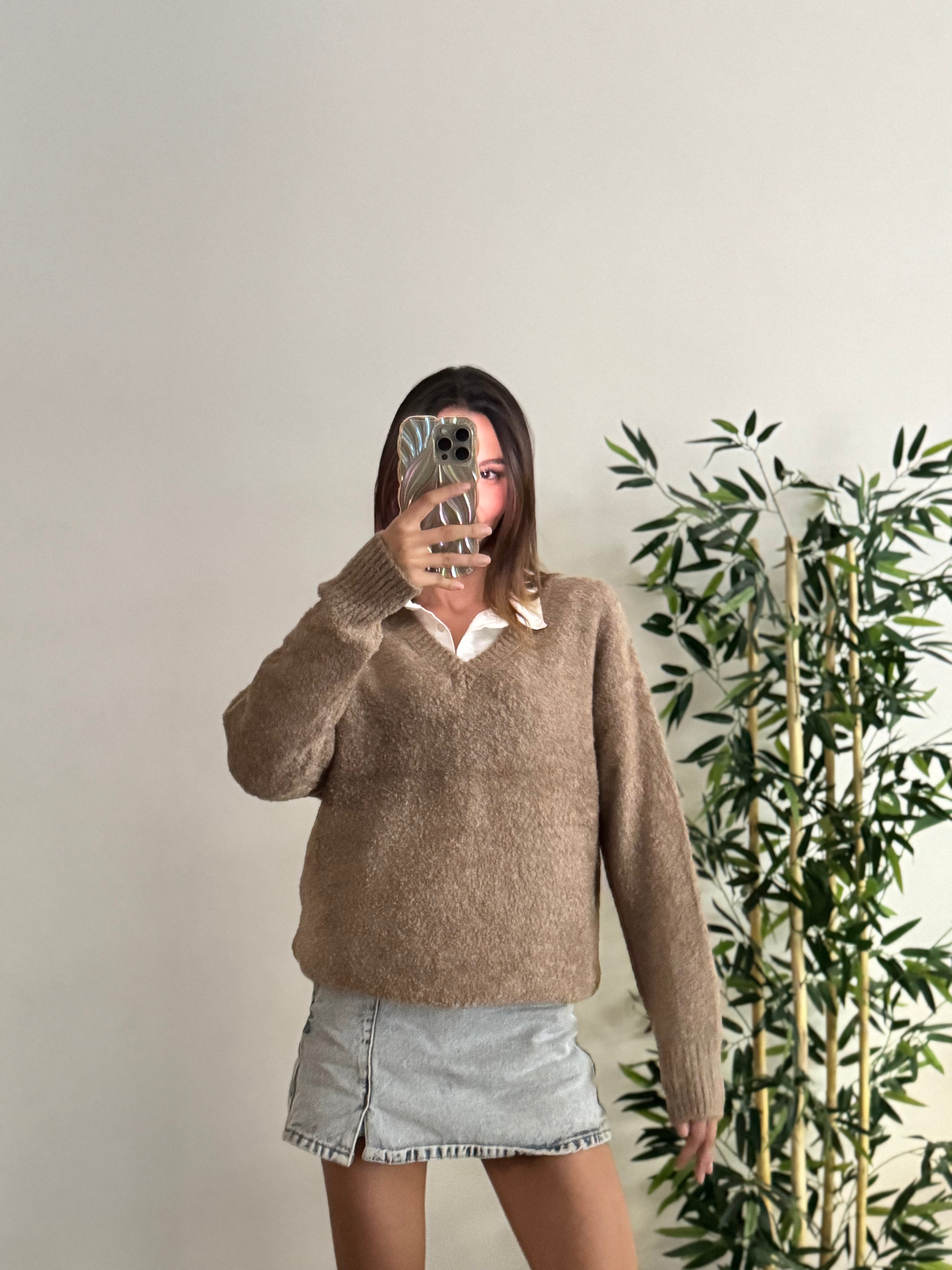 Triko V Yaka Bej Kazak