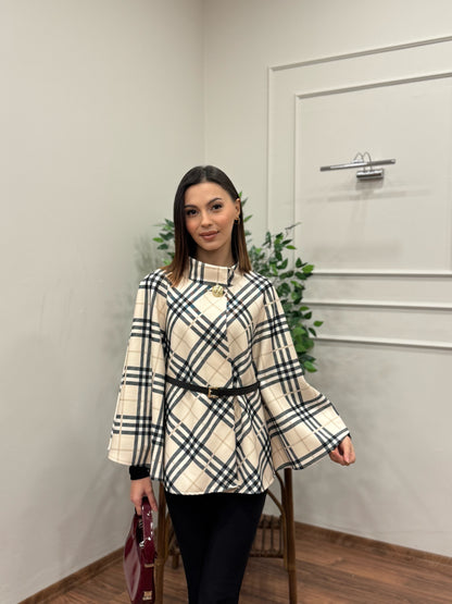 Holly Ekose Desen Scuba Ekru Panço