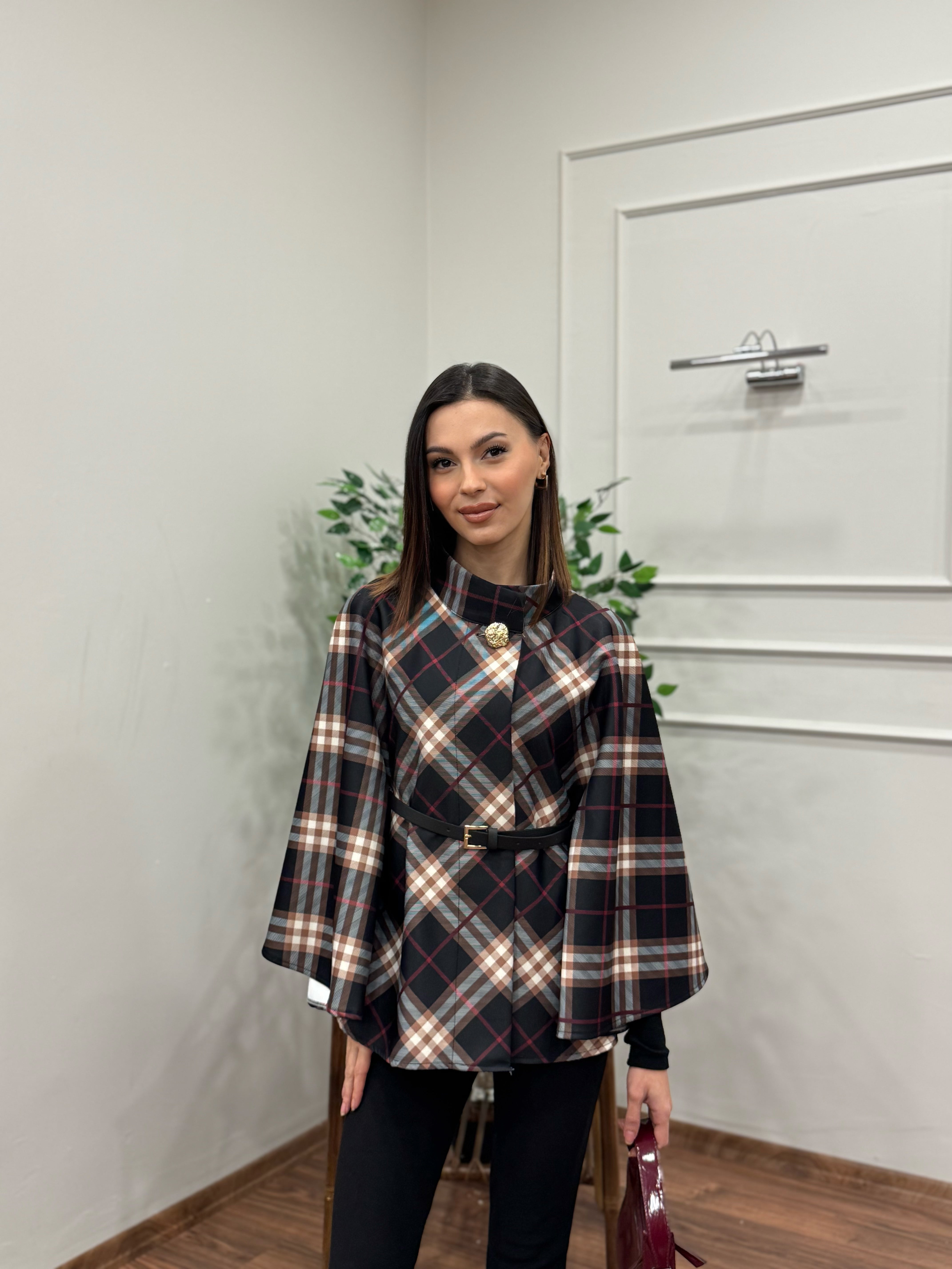 Holly Ekose Desen Scuba Siyah Panço