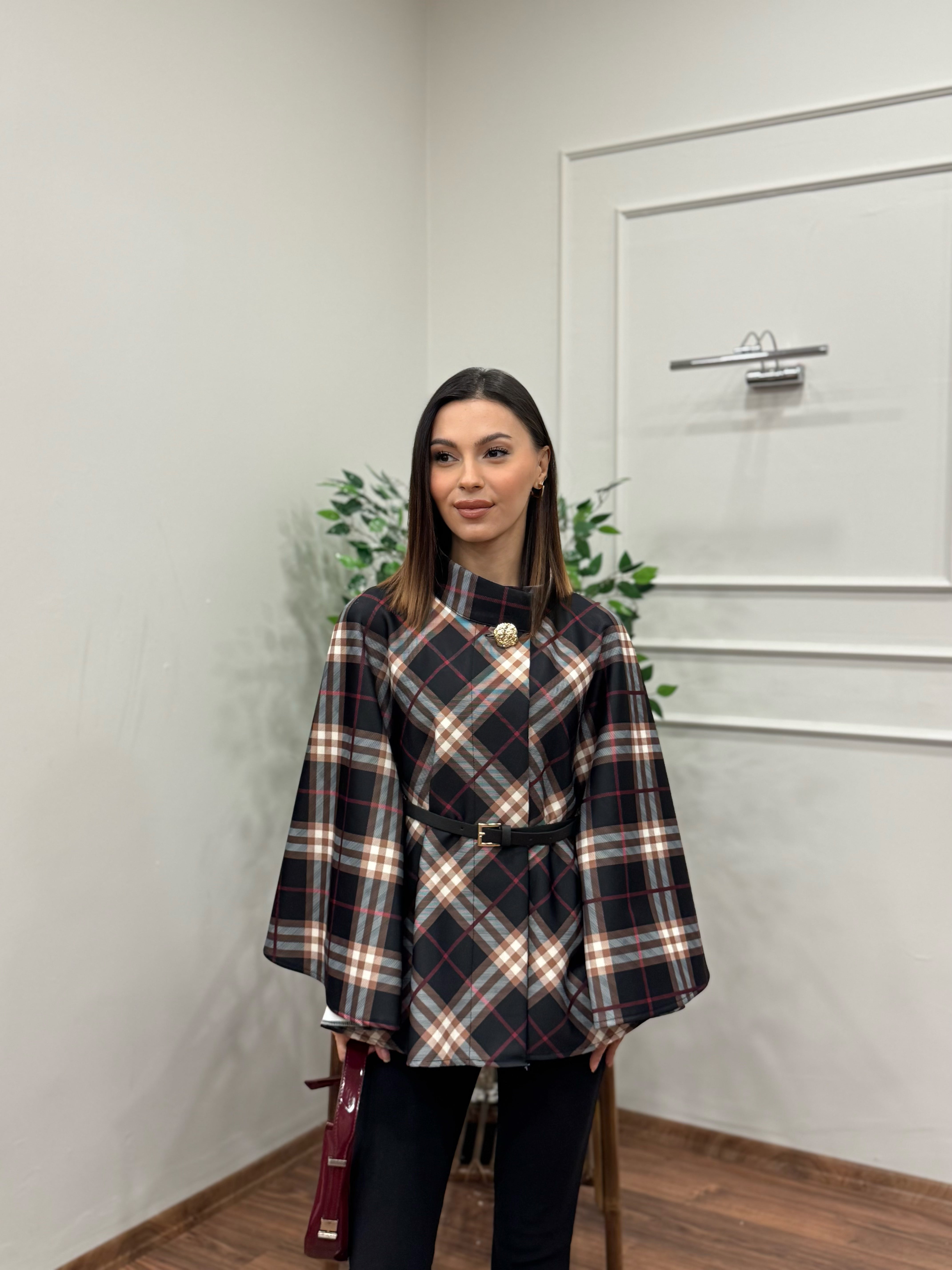 Holly Ekose Desen Scuba Siyah Panço