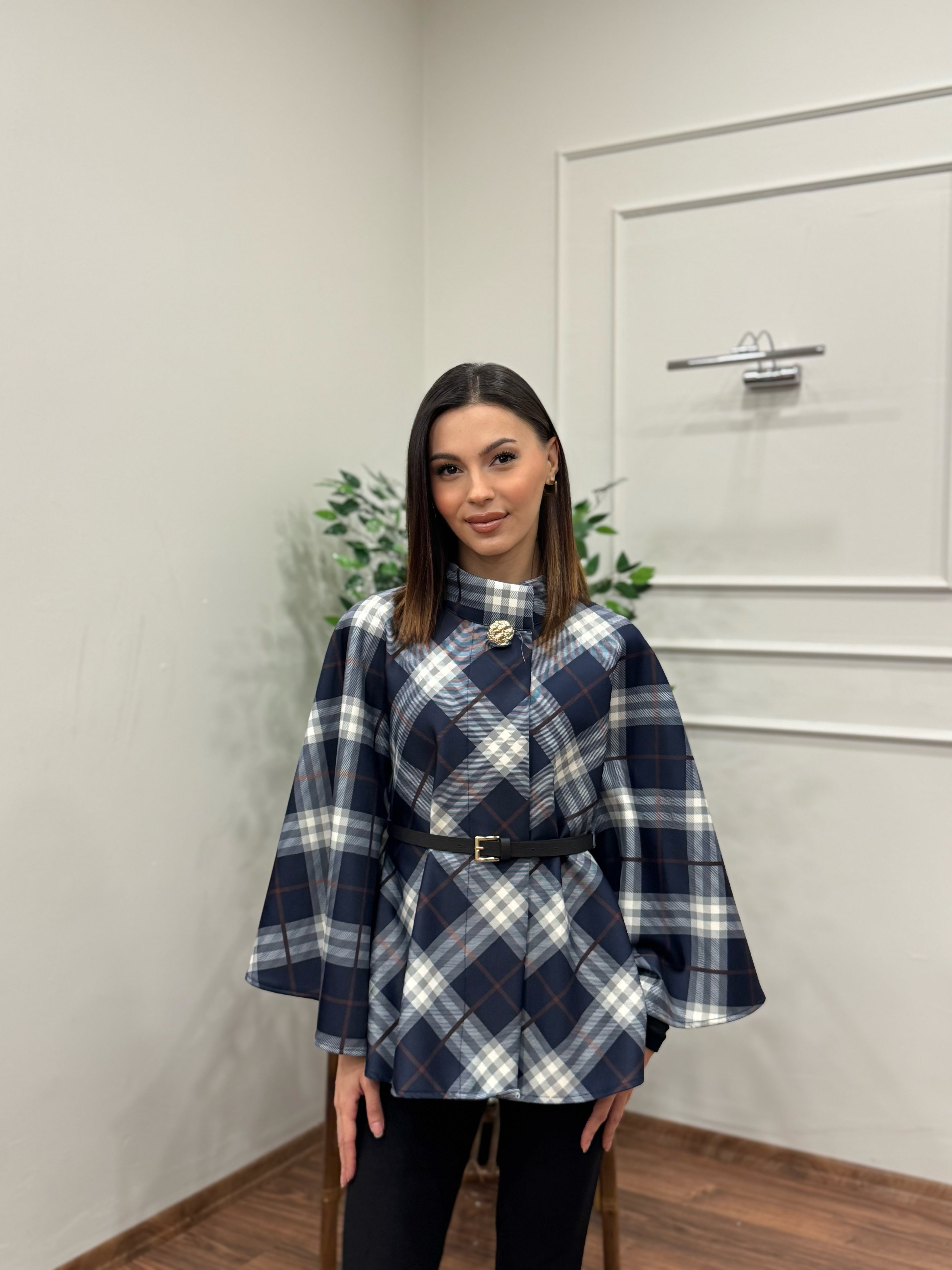 Holly Ekose Desen Scuba Lacivert Panço