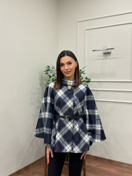 Holly Ekose Desen Scuba Lacivert Panço