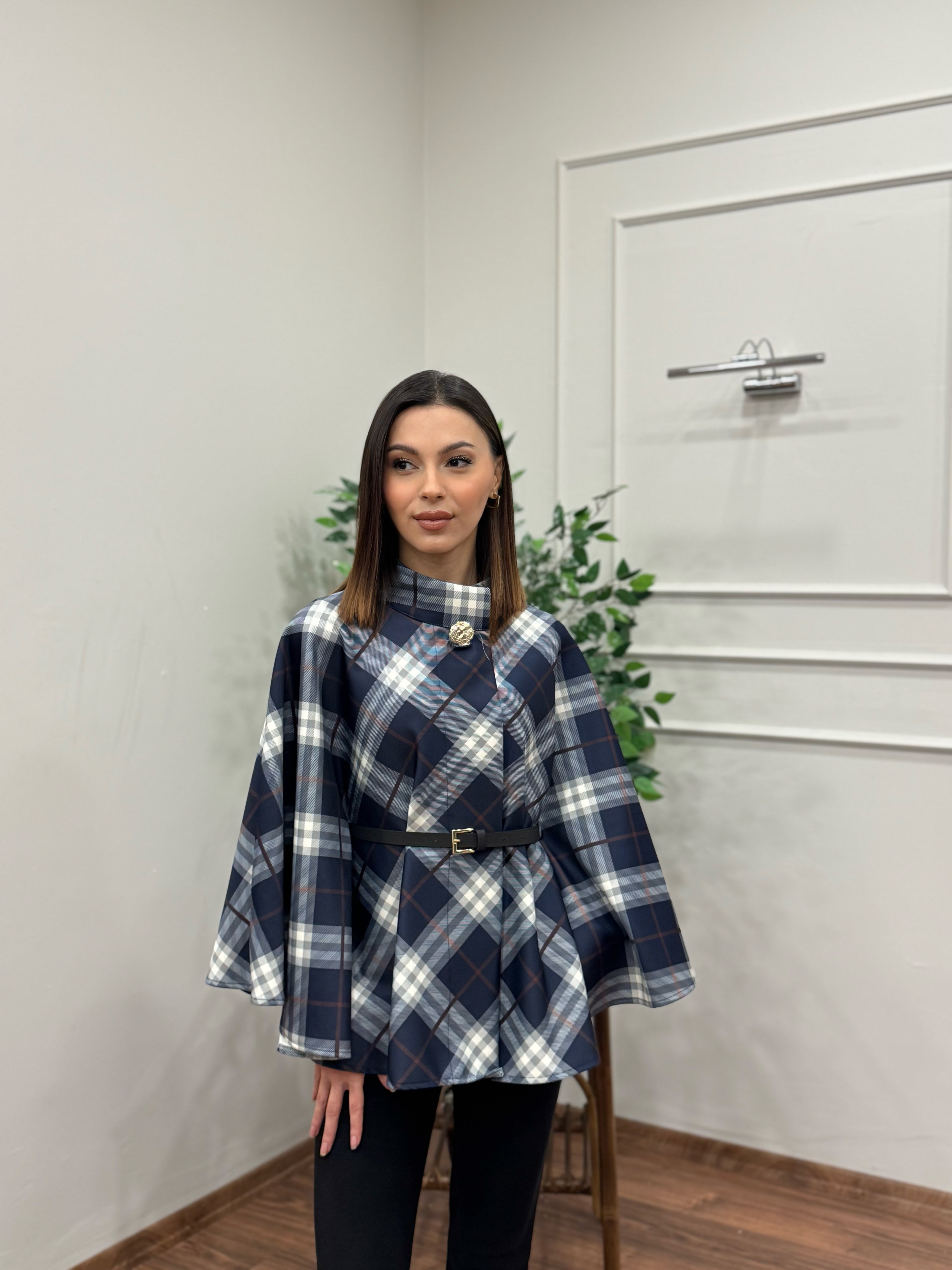 Holly Ekose Desen Scuba Lacivert Panço