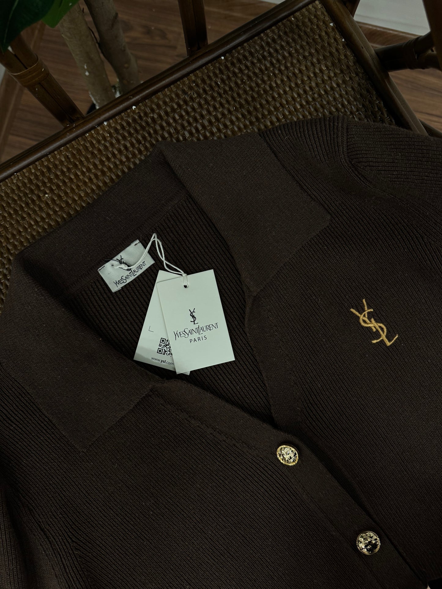 Ysl Triko Kahverengi Hırka