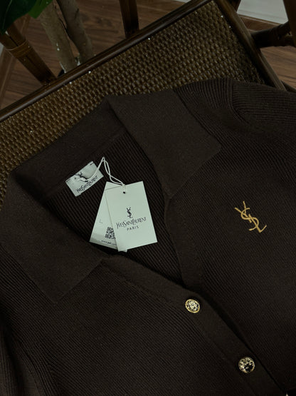 Ysl Triko Kahverengi Hırka