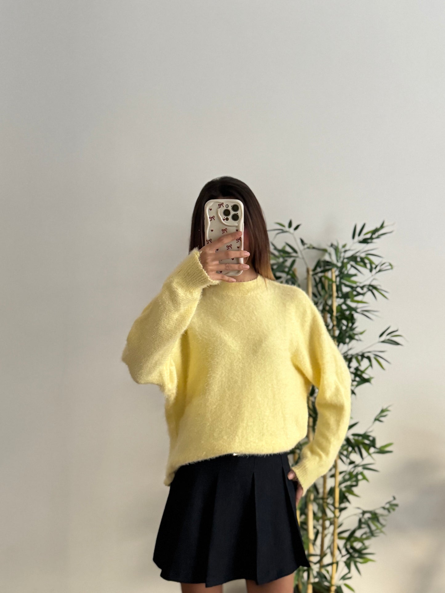 Sakallı Yarasa Kol Sarı Kazak