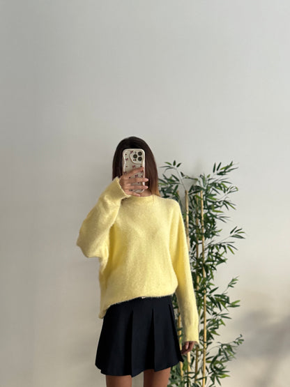 Sakallı Yarasa Kol Sarı Kazak