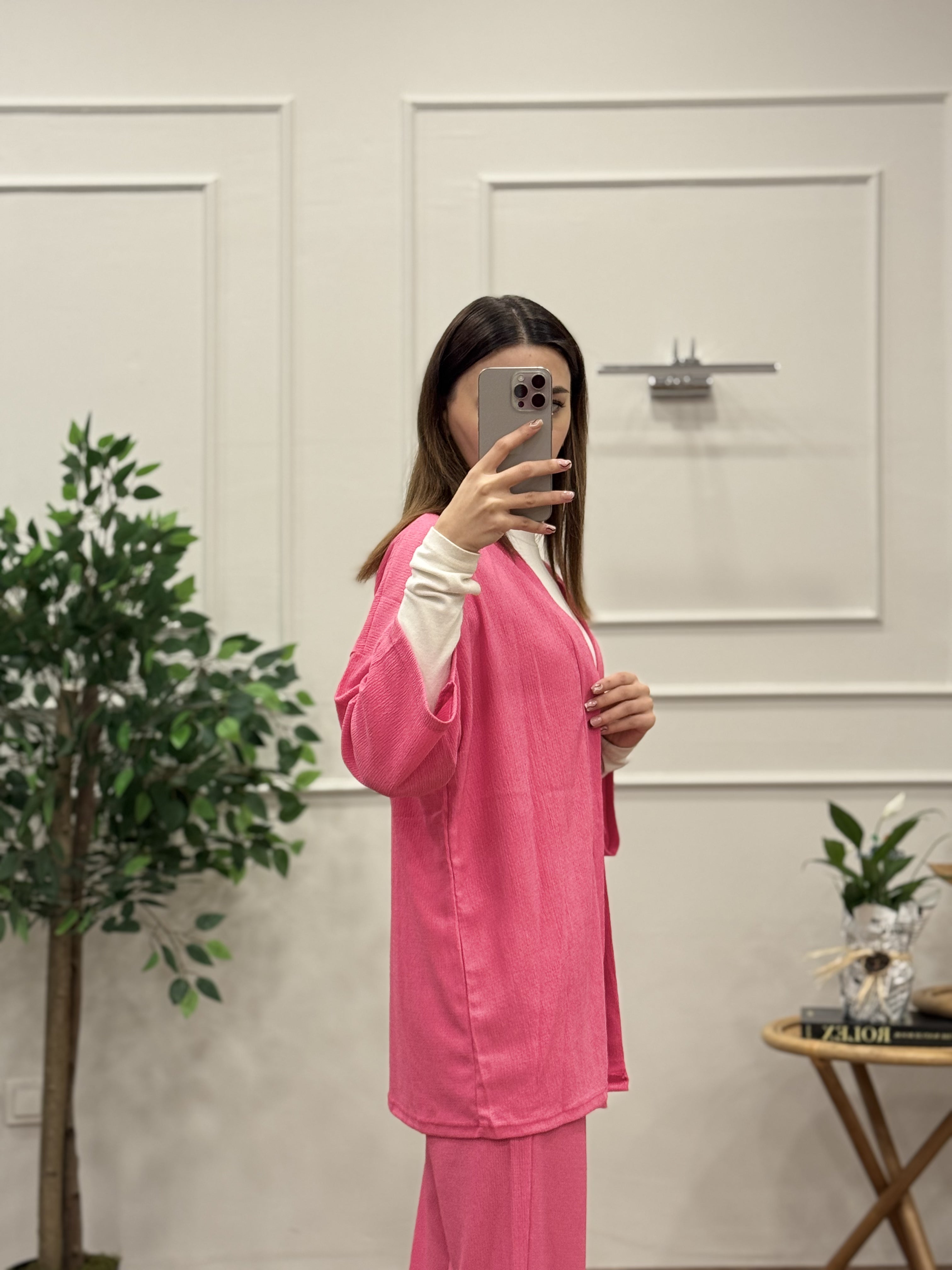 Bürümcük Kumaş Kimono Takım