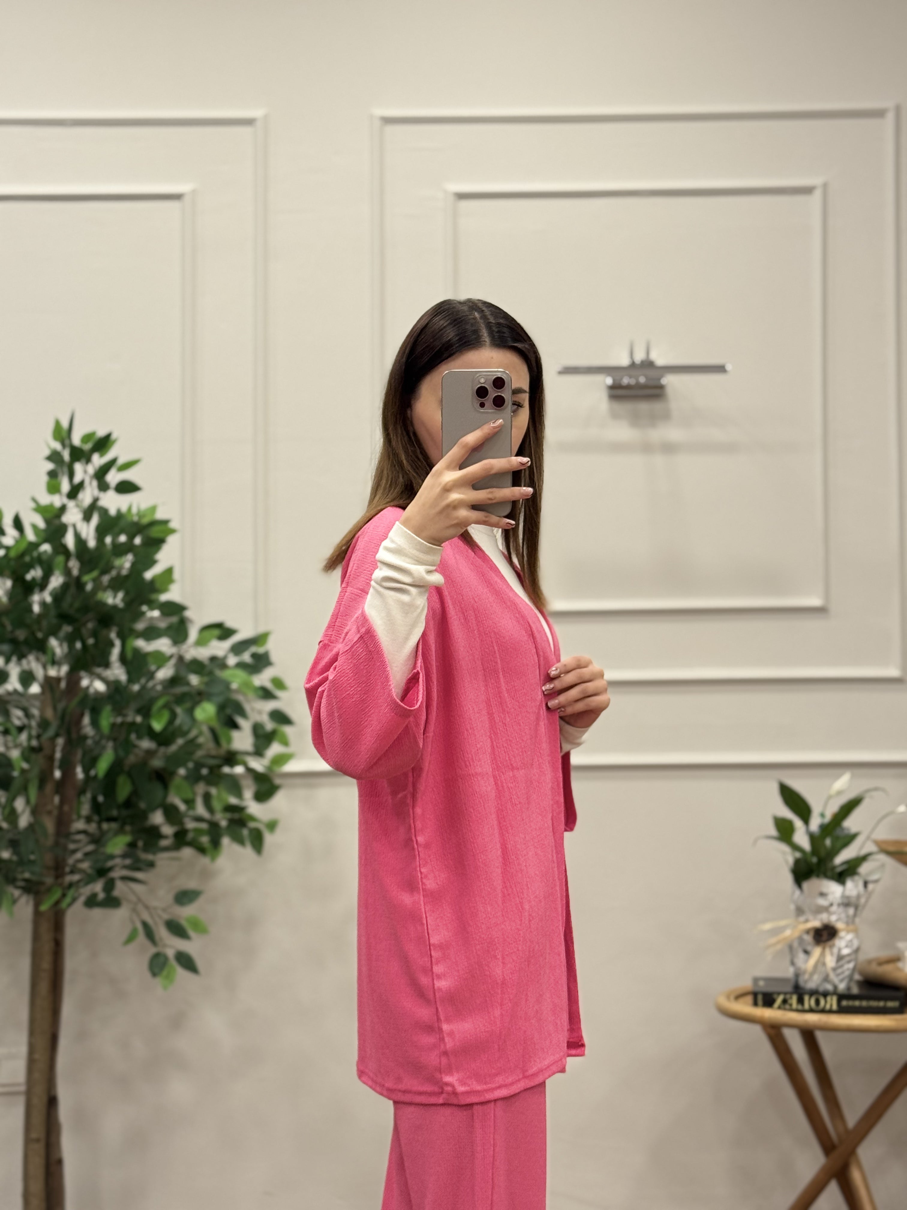 Bürümcük Kumaş Kimono Takım