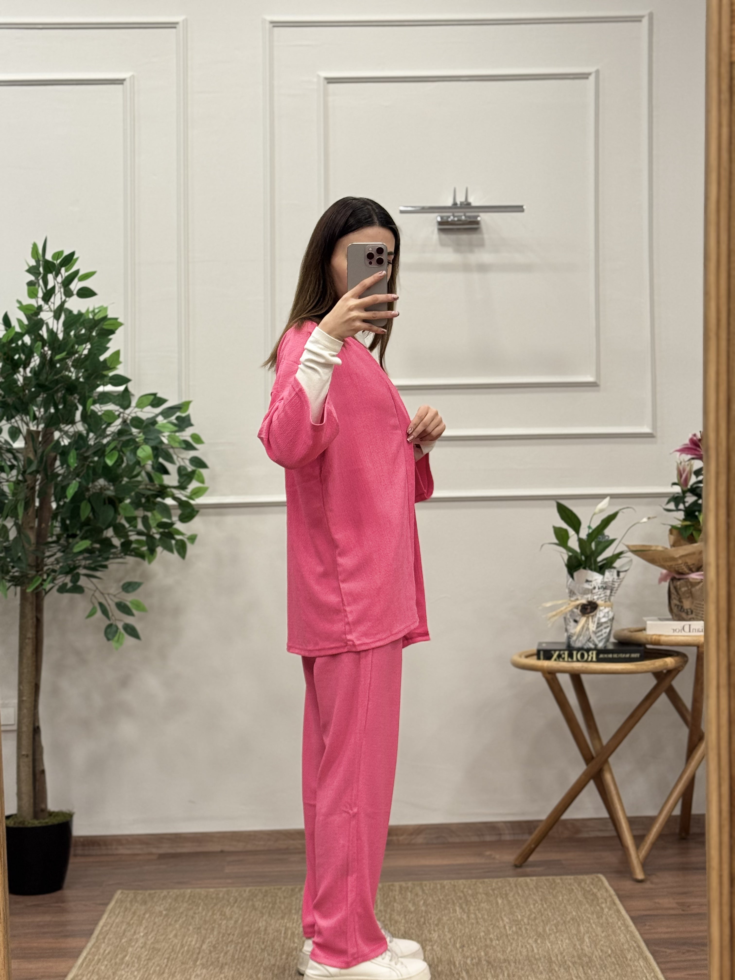 Bürümcük Kumaş Kimono Takım