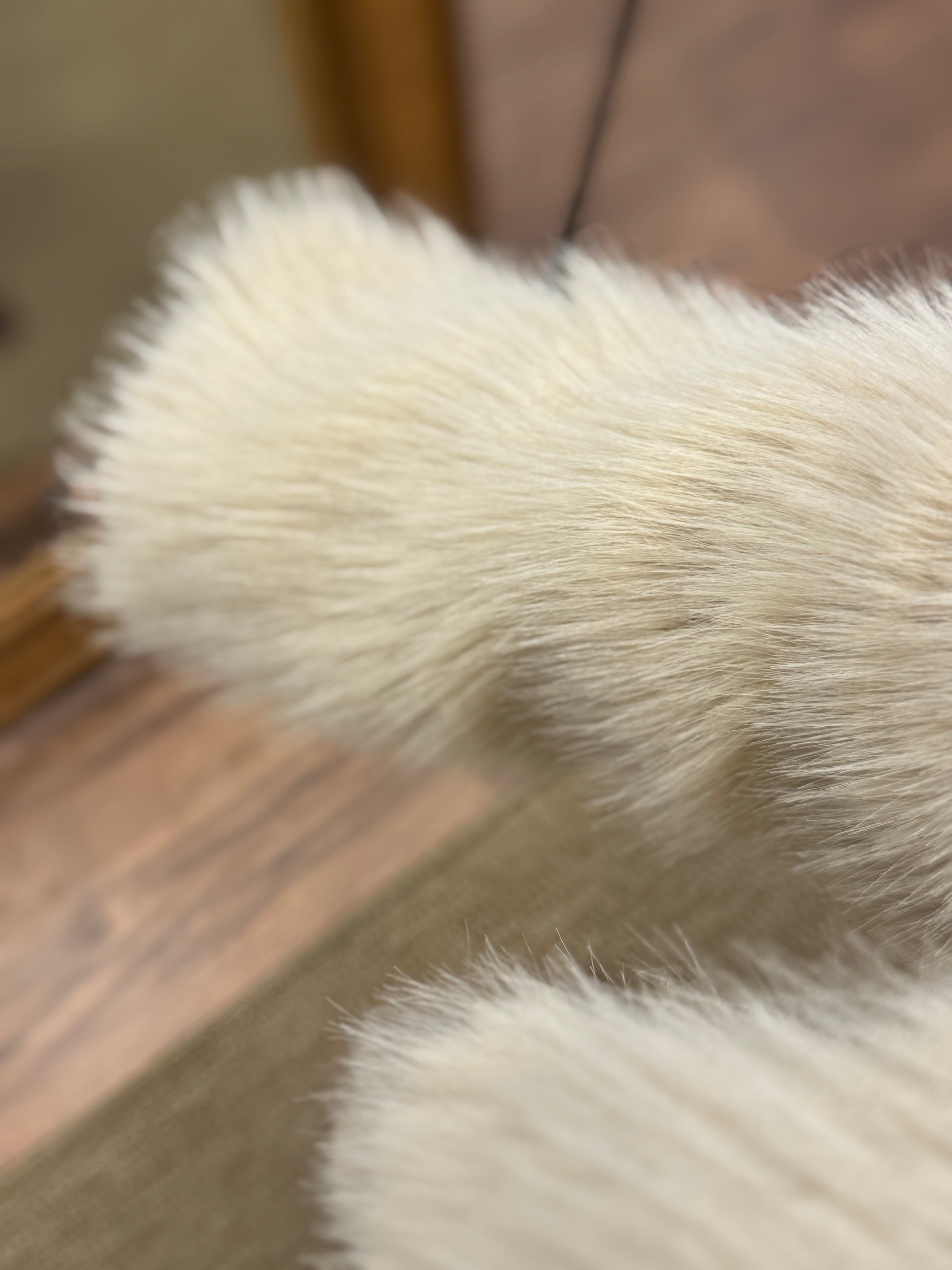 Bej Astarlı Cepli Premium Kürk