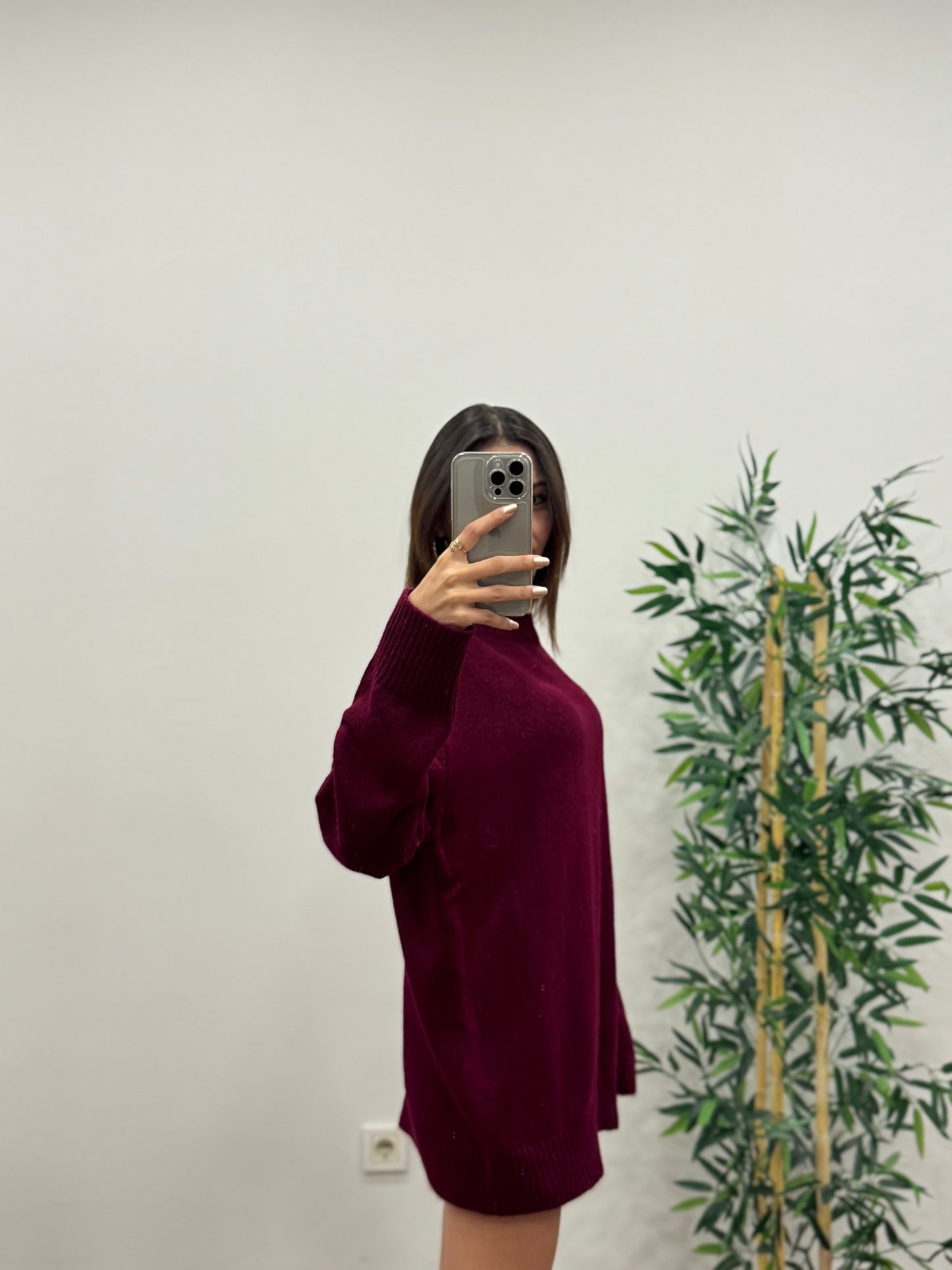 Massi Oversize Bordo Kazak