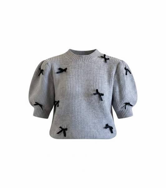 Kurdale Detay Kısa Kol kazak